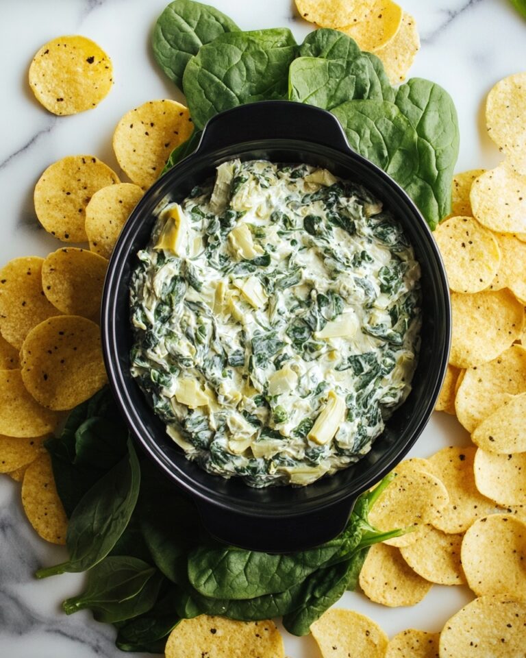 Crockpot Spinach Artichoke Dip Recipe