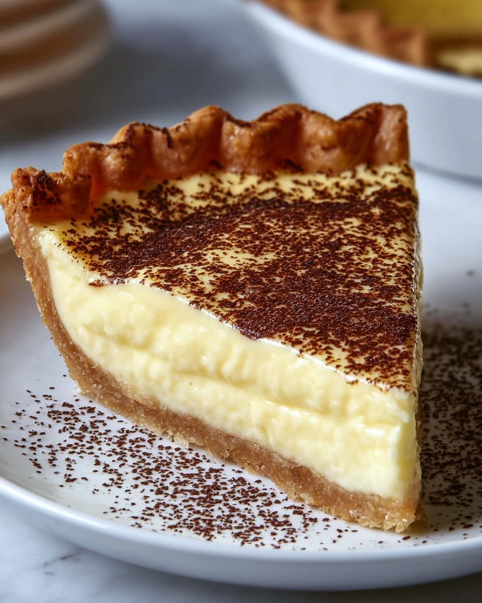 Old Fashioned Egg Custard Pie Recipe - Recipe Image