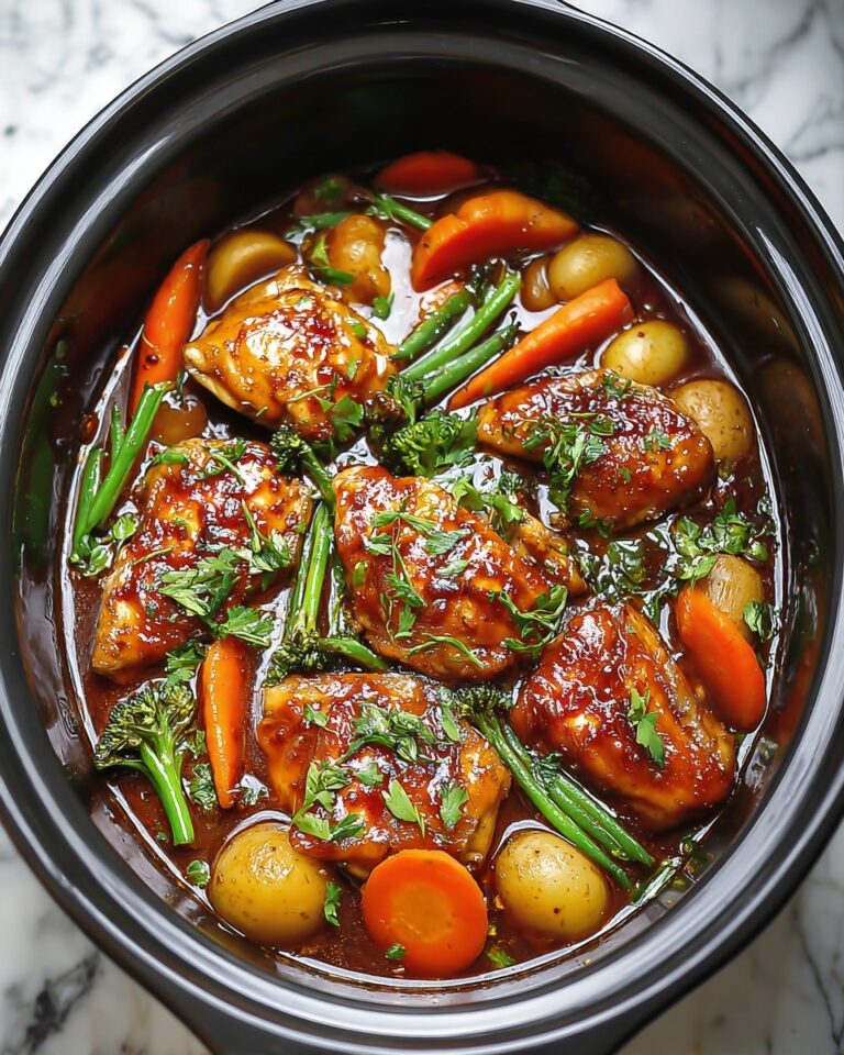 Slow Cooker Honey Garlic Chicken Recipe