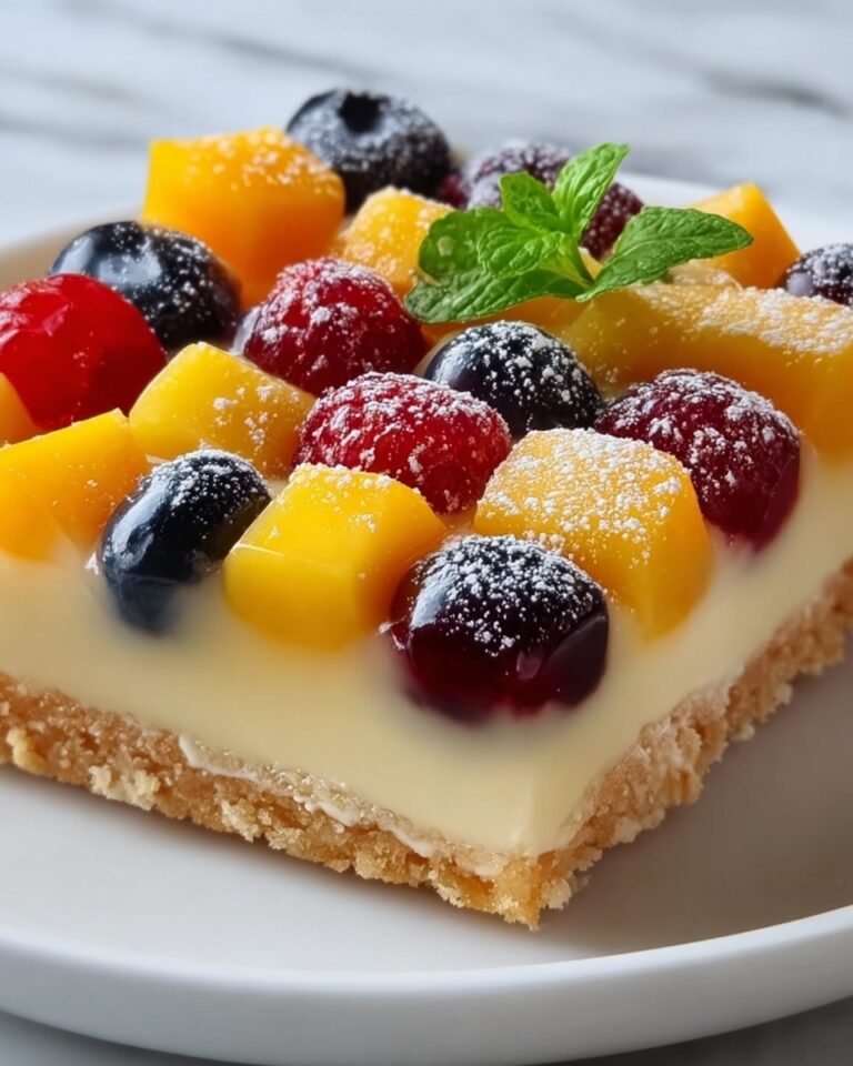 Fruit Custard Bars Recipe
