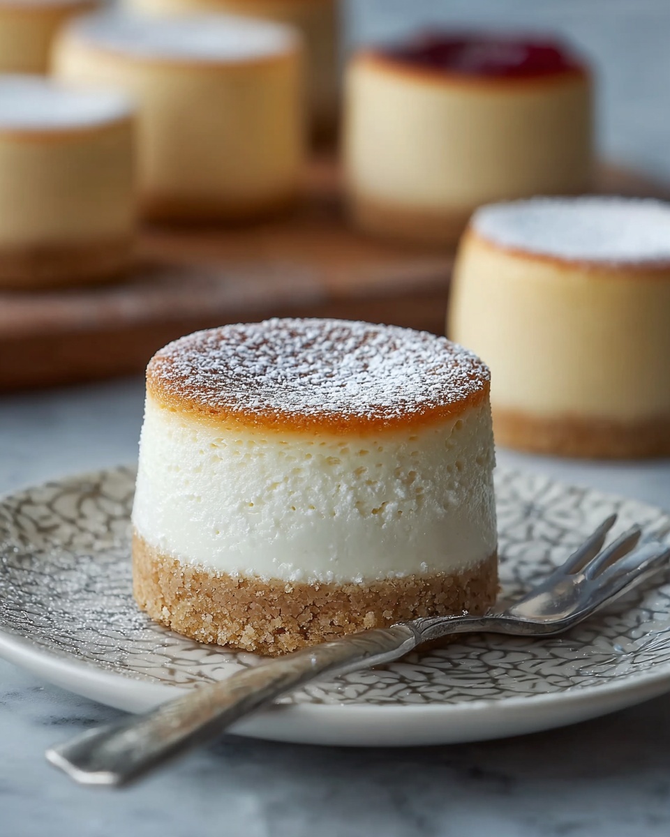 Quick Mini Japanese Cheesecakes Recipe - Recipe Image