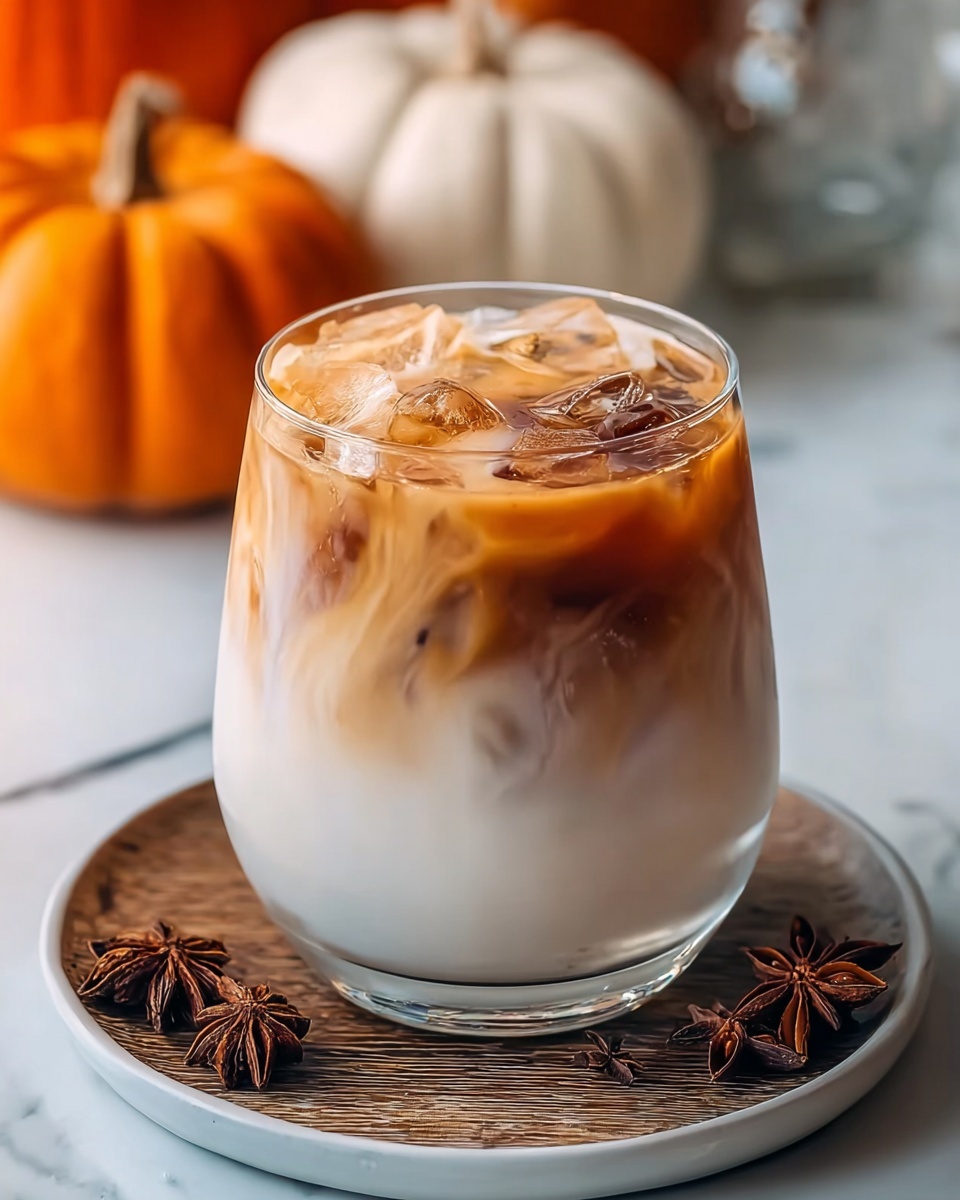 Iced Pumpkin Cream Chai Tea Latte (Starbucks Copycat) Recipe - Recipe Image