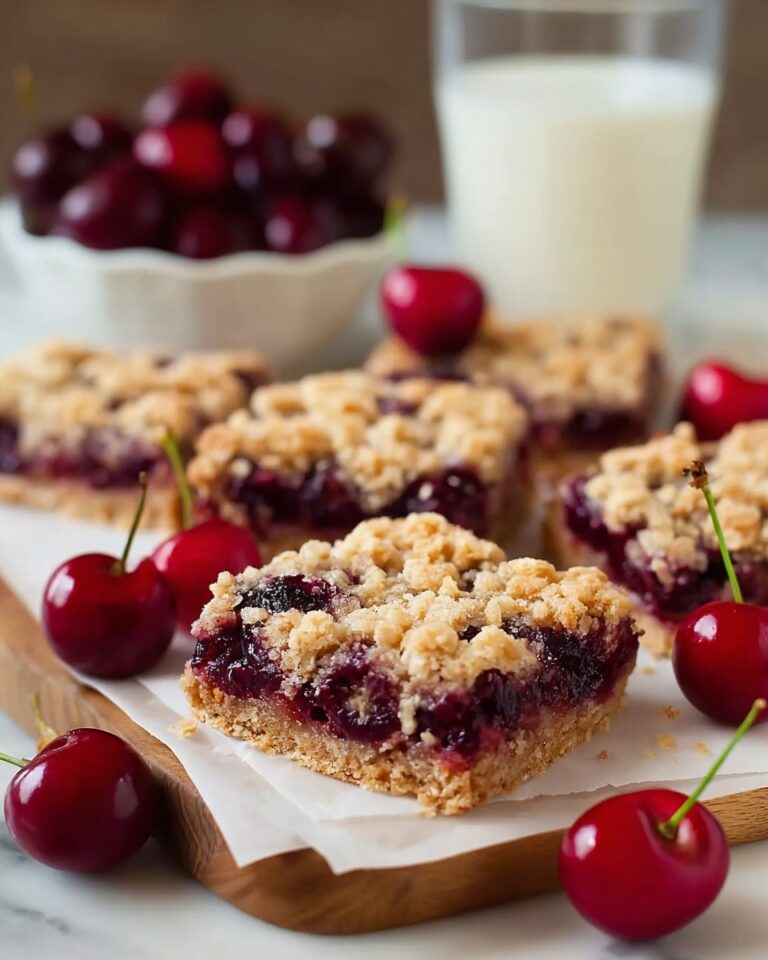 Cherry Crumble Bars Recipe