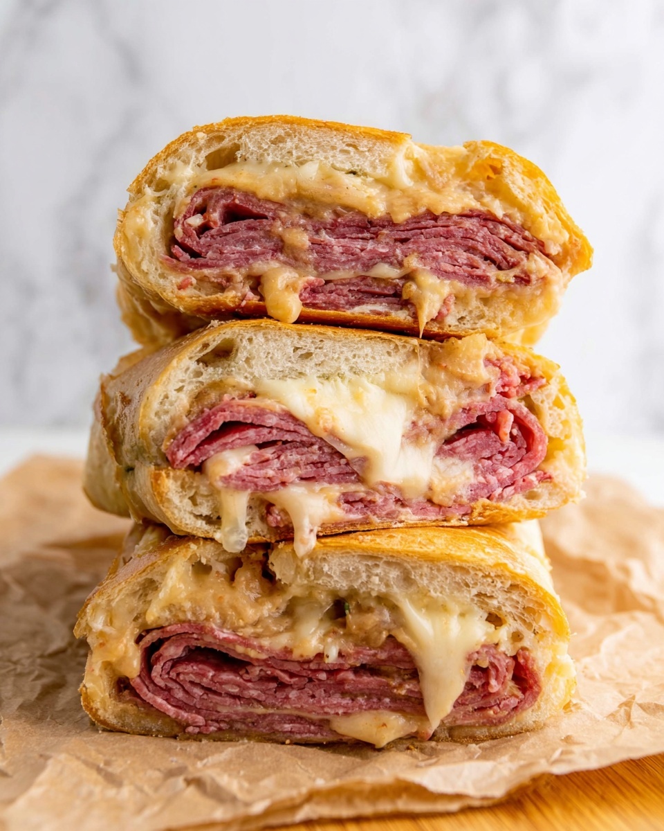 Reuben Garbage Bread Recipe - Recipe Image