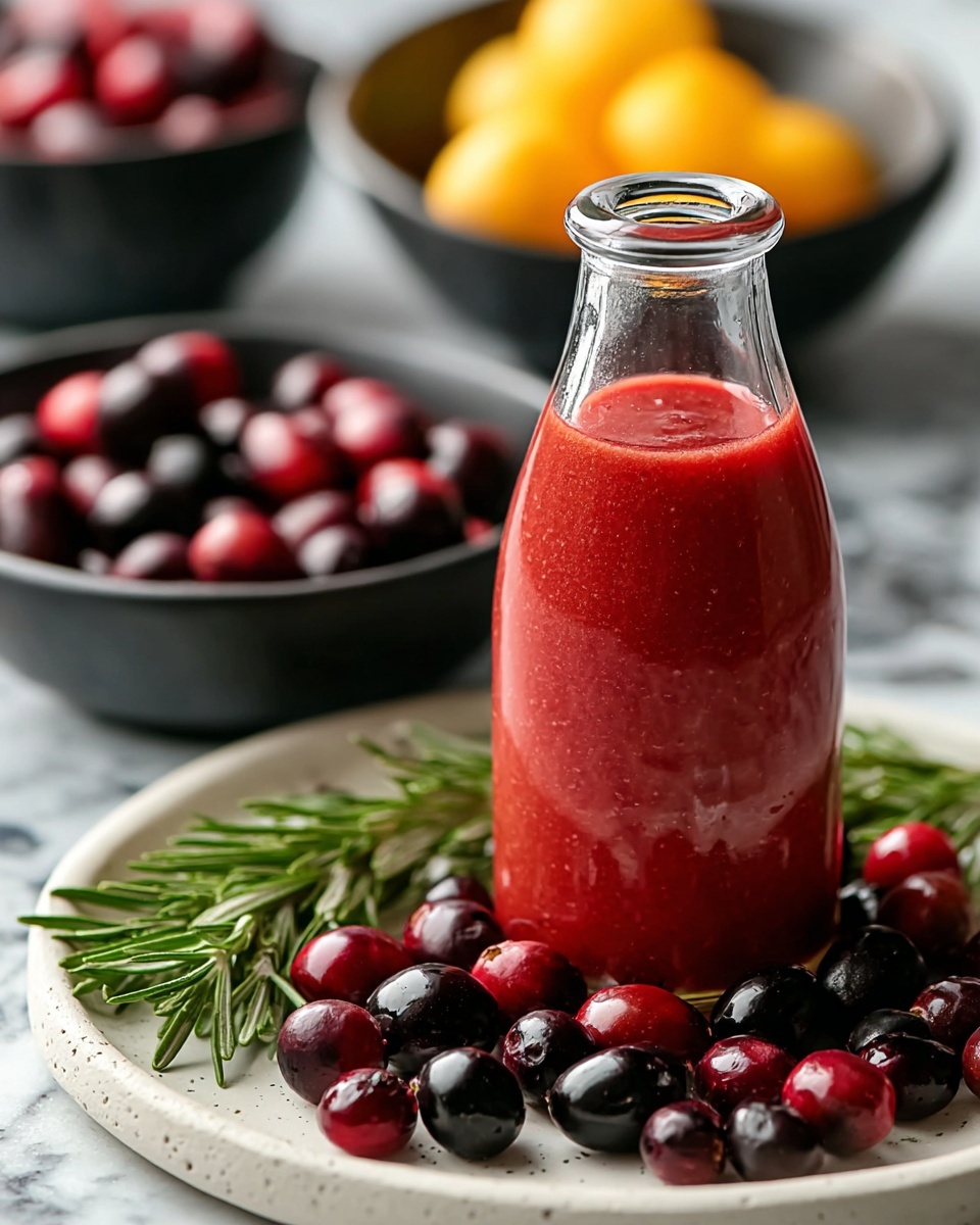 Homemade Cranberry Vinaigrette Recipe - Recipe Image