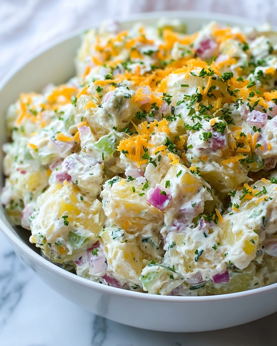 Simple Smashed Potato Salad Recipe - Recipe Image