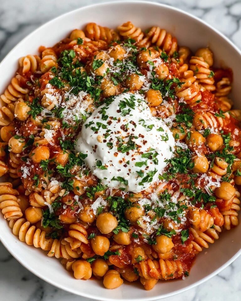 Simple Harissa Pasta with Chickpeas Recipe