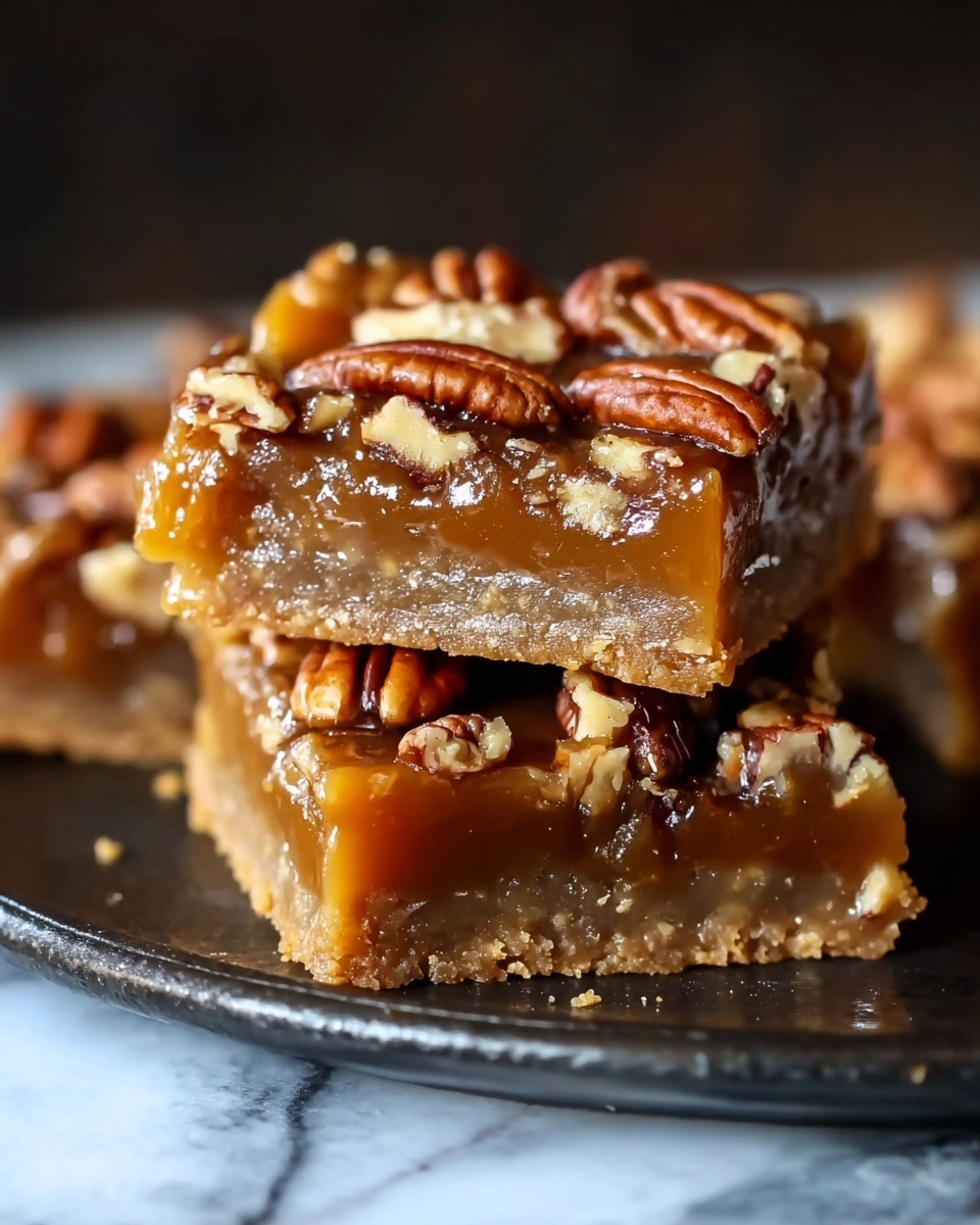 Caramel Pecan Dream Bars Recipe - Recipe Image