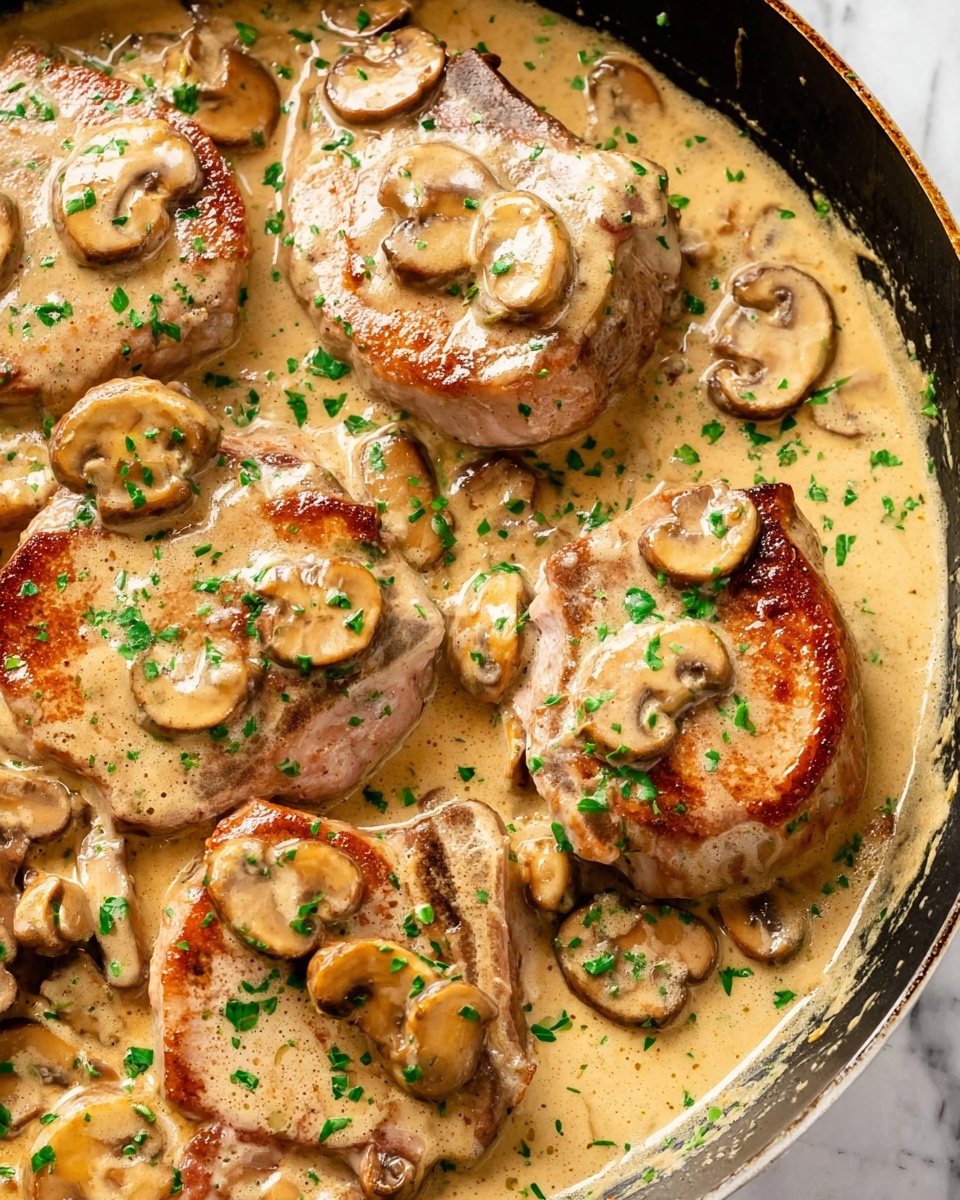 Creamy Mushroom Pork Tenderloin Recipe - Recipe Image