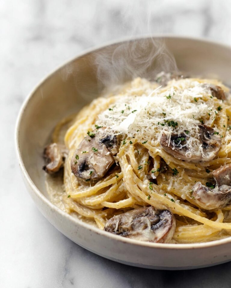 Creamy Mushroom Pasta Recipe