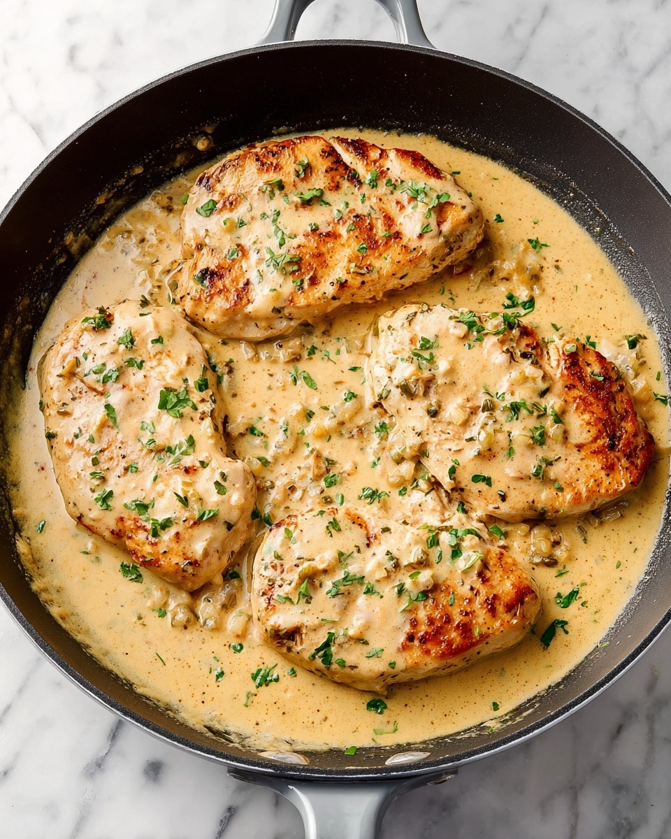 Boursin Garlic Herb Pork Chops Recipe - Recipe Image