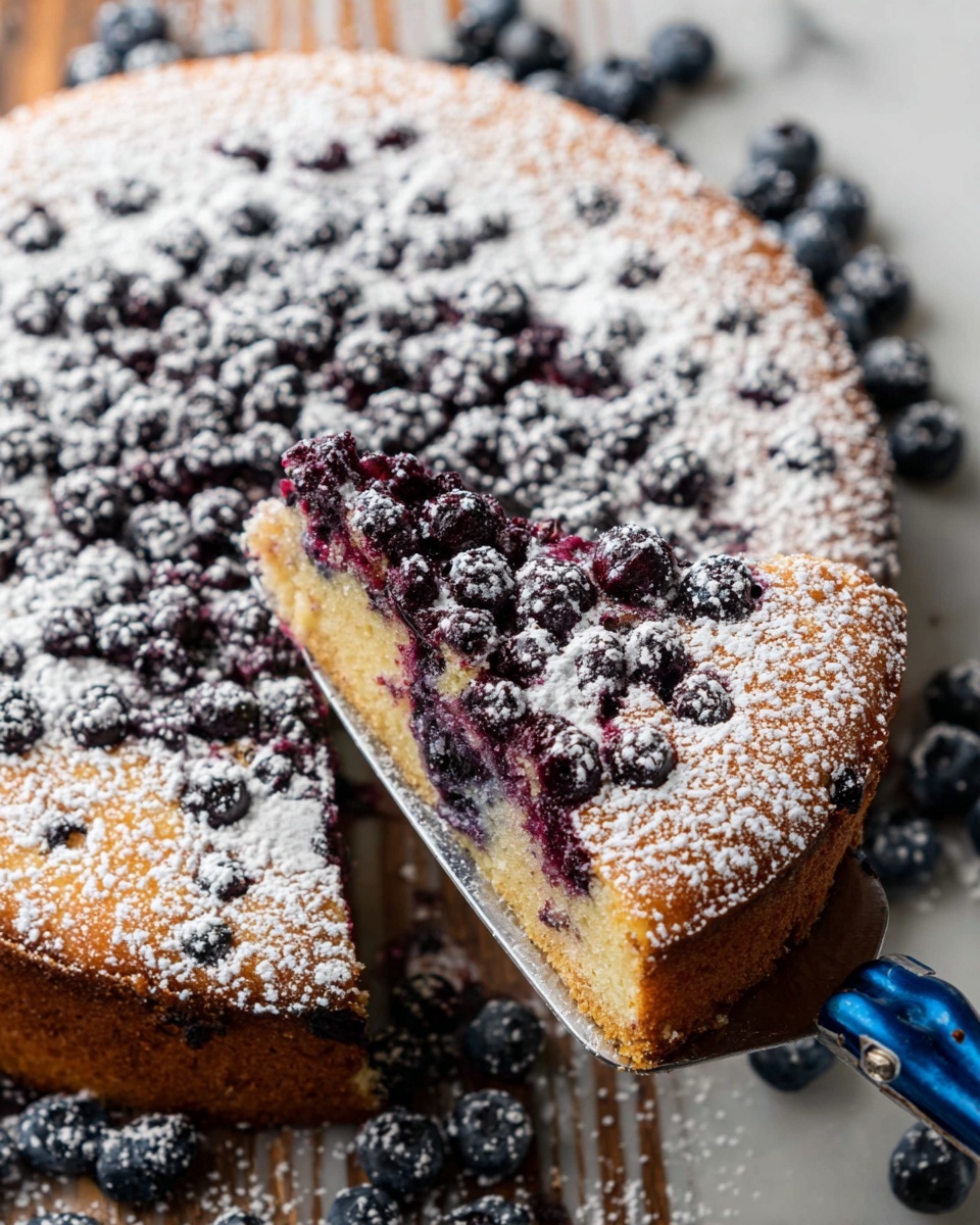 Lemon Blueberry Cake Recipe - Recipe Image