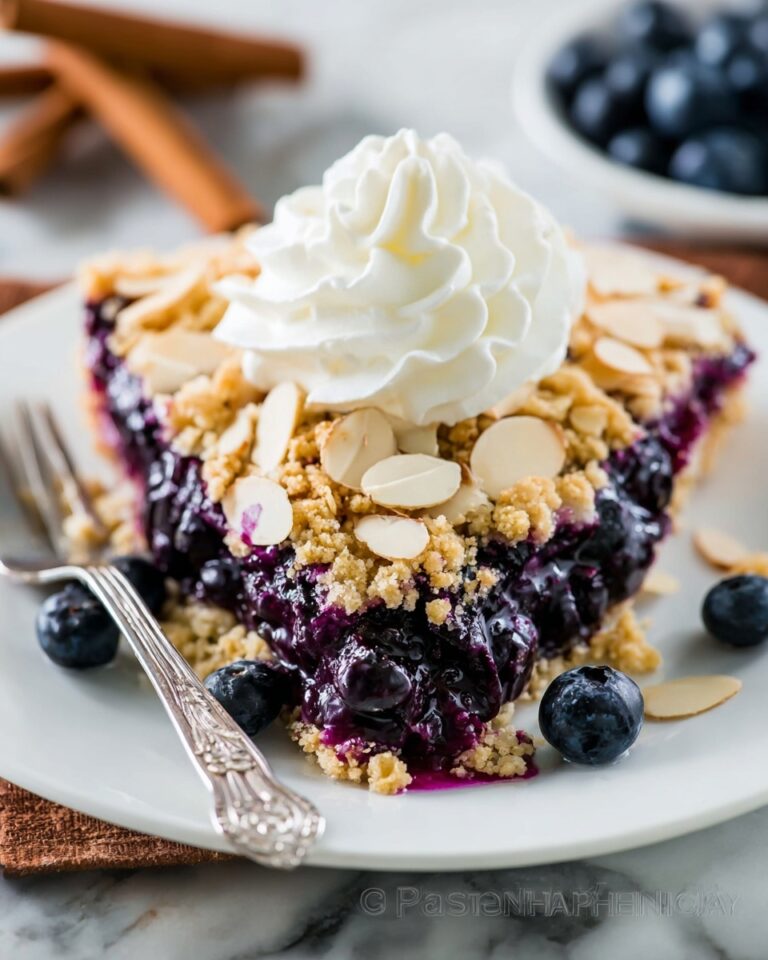 Blueberry Crumble with Almonds Recipe