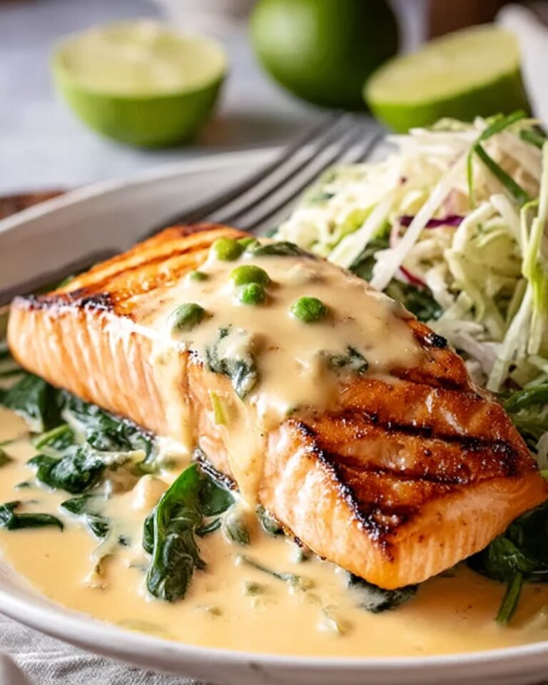 Silky Poached Salmon in Coconut Lime Sauce Recipe