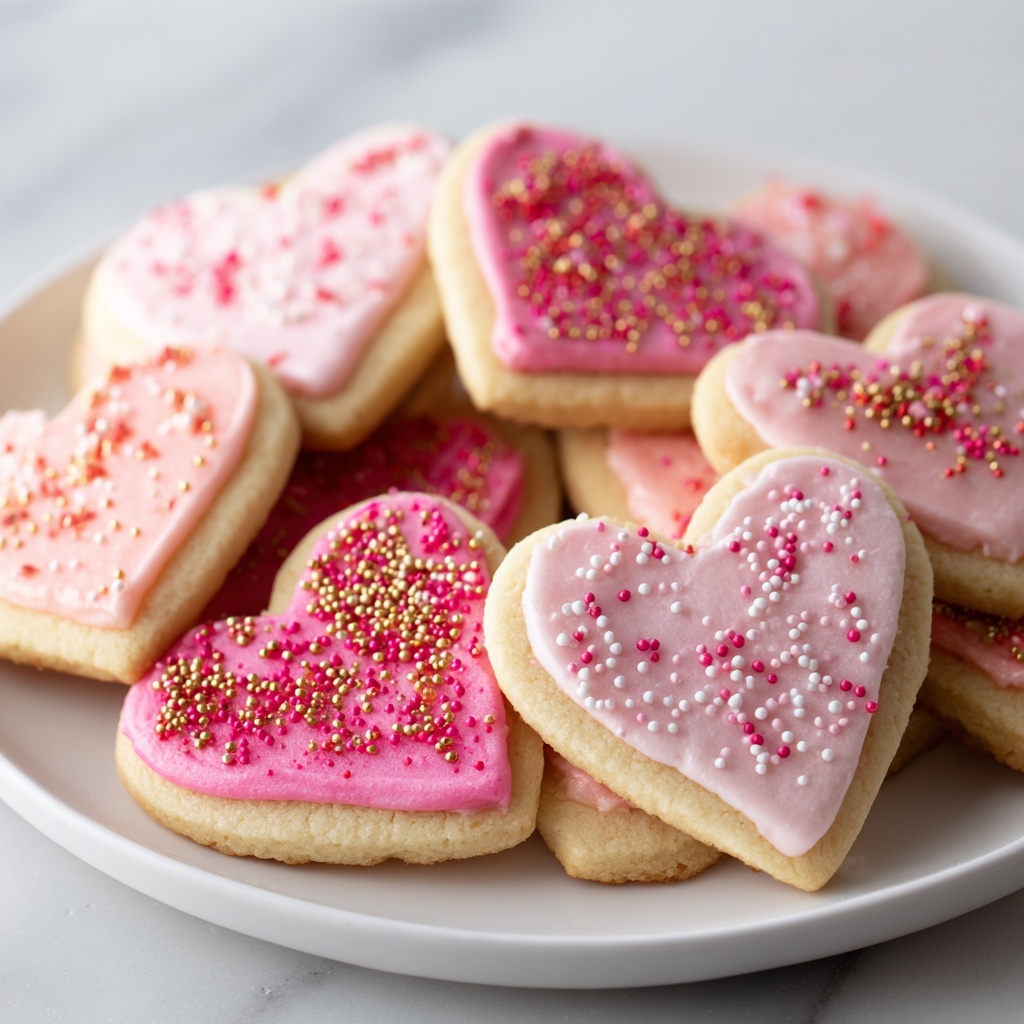 Heart-Shaped Sugar Cookies: Sweet, Soft, and Made with Love Recipe - Recipe Image