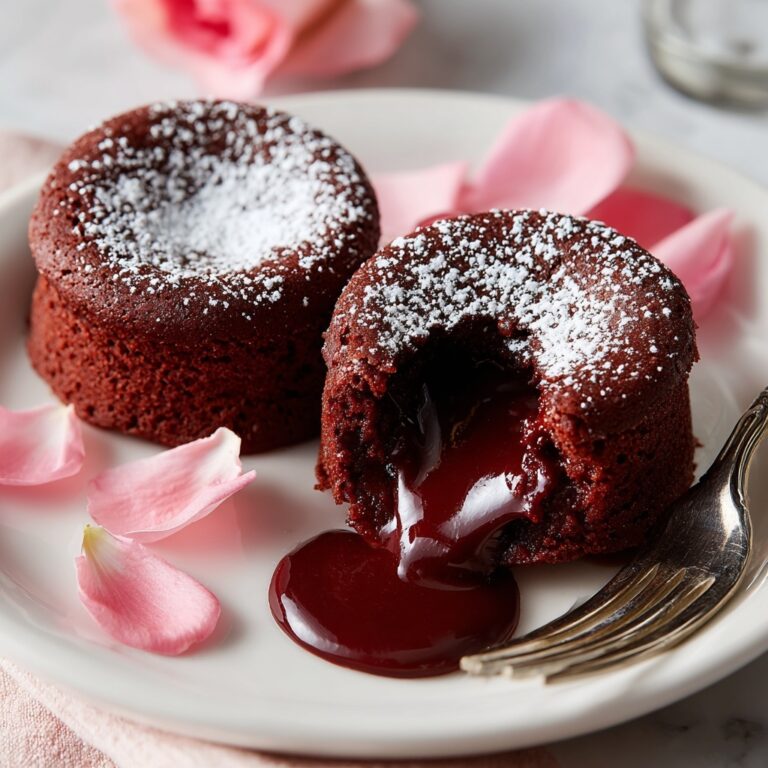 Red Velvet Molten Lava Cakes: Rich, Romantic & Perfect for Two Recipe