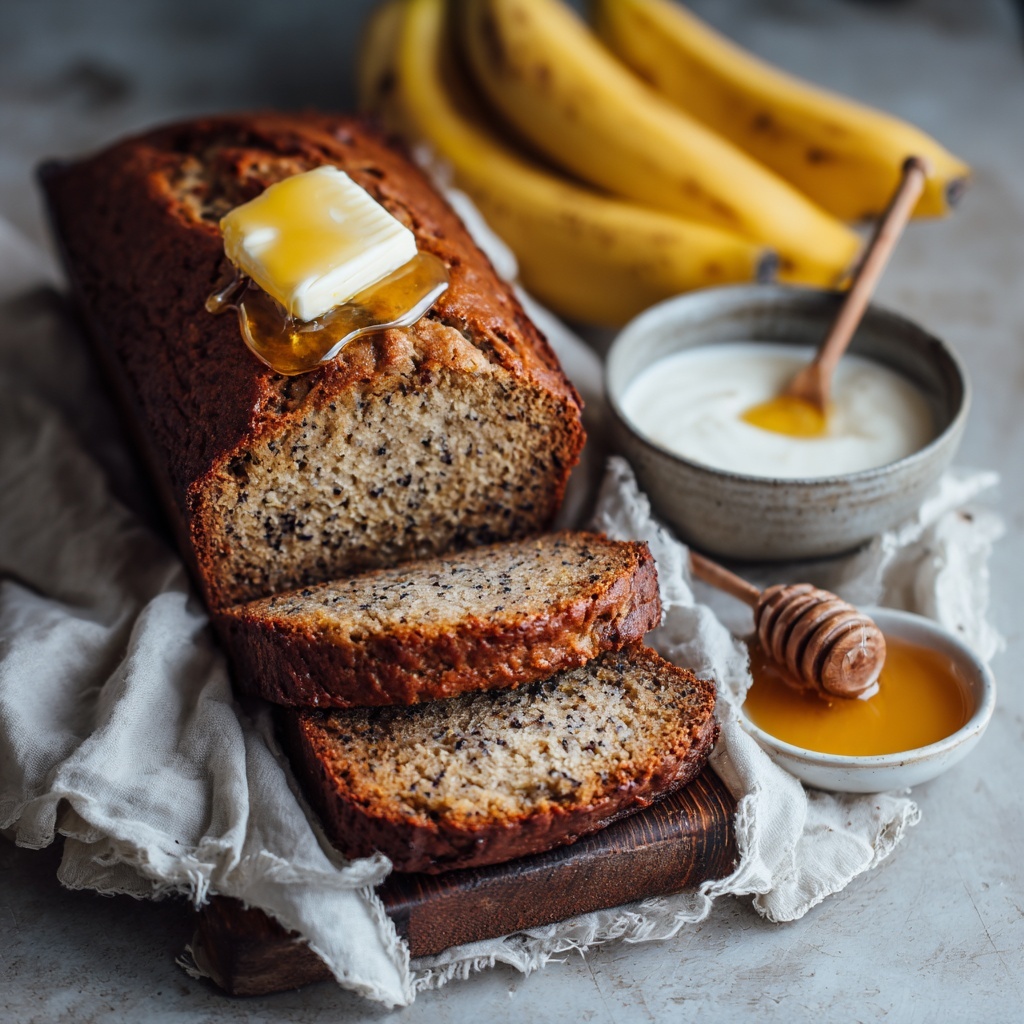 Honey Vanilla Banana Bread Recipe - Recipe Image