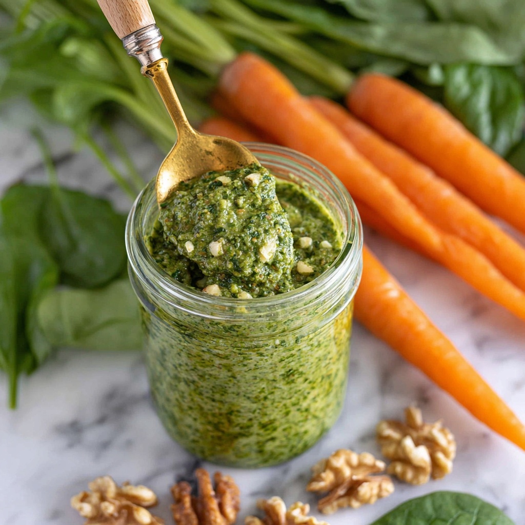 Carrot Top Pesto Recipe - Recipe Image