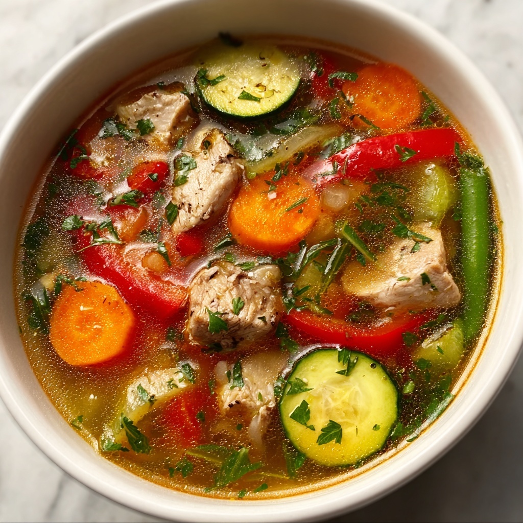 Chicken and Vegetable Soup Recipe - Recipe Image