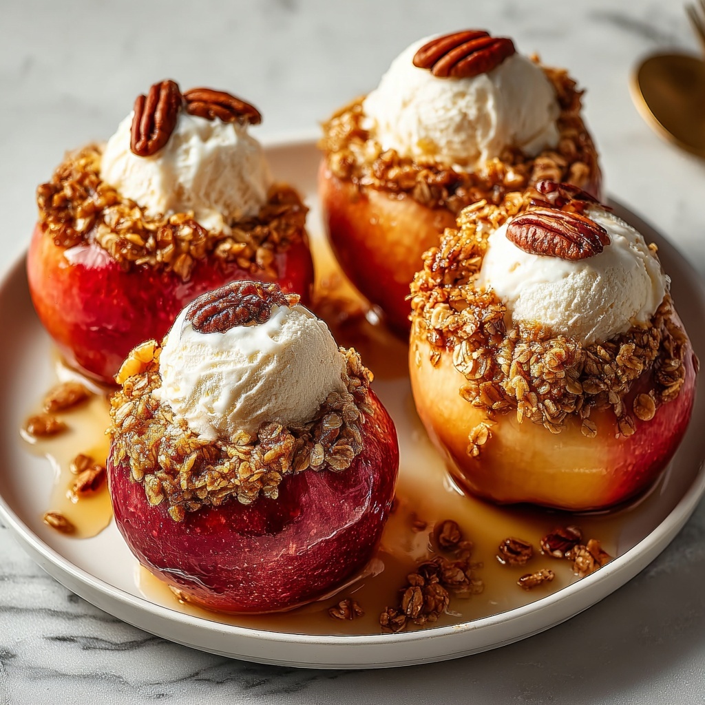 Apple Crisp Baked Apples Recipe - Recipe Image