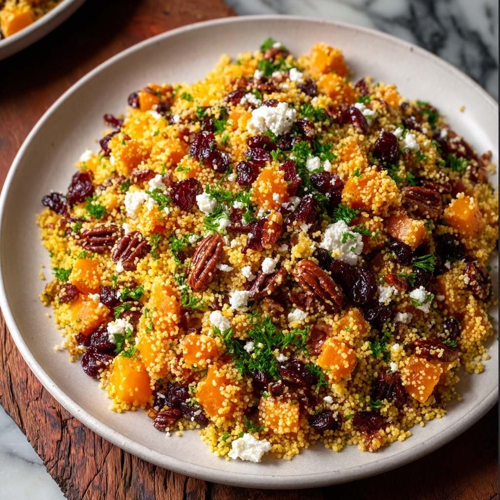 Butternut Couscous Bowls with Maple Vinaigrette Recipe - Recipe Image