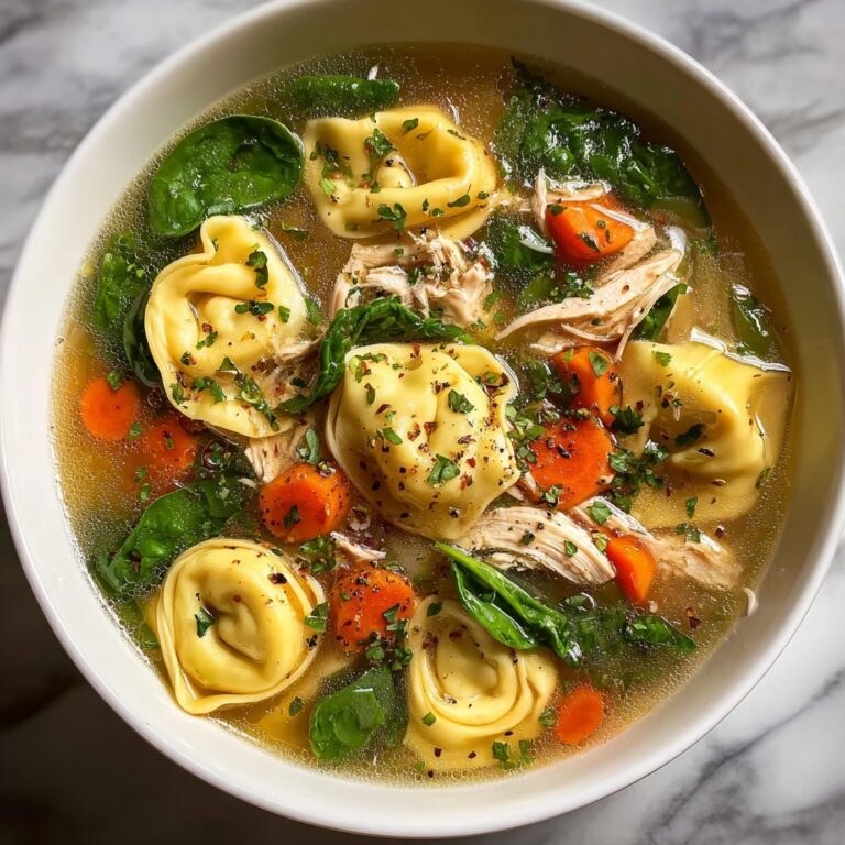 One-Pot Chicken Tortellini Soup Recipe