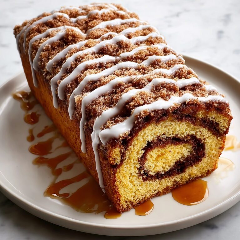 Cinnamon Roll Pumpkin Bread with Cream Cheese Glaze Recipe