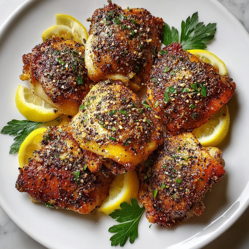 Lemon Pepper Chicken Thighs Recipe - Recipe Image
