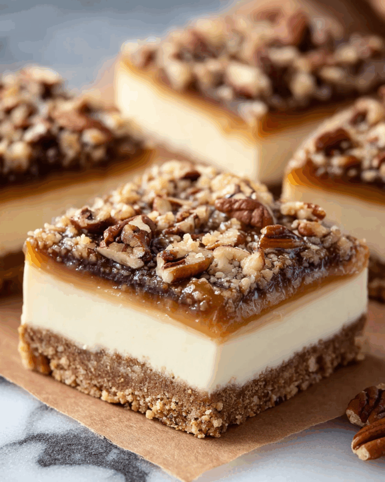 Pecan Pie Cheesecake Bars Recipe