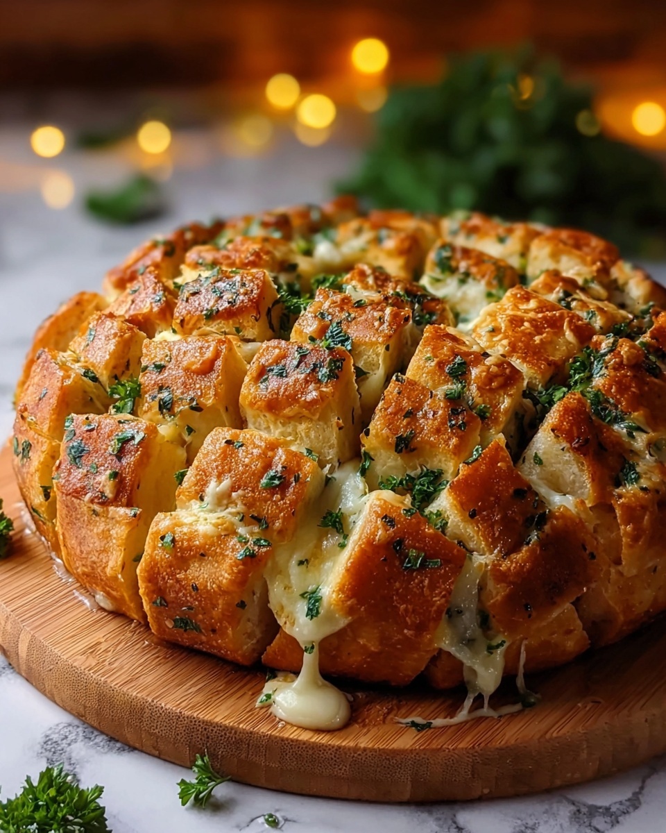 Cheesy Christmas Tree Bread Recipe - Recipe Image