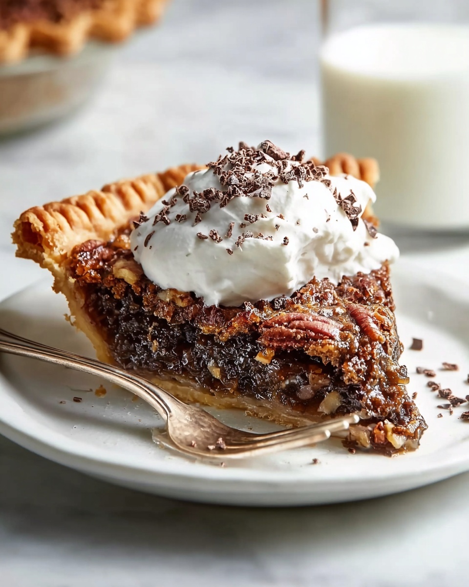 Dark Chocolate Pecan Pie Recipe - Recipe Image