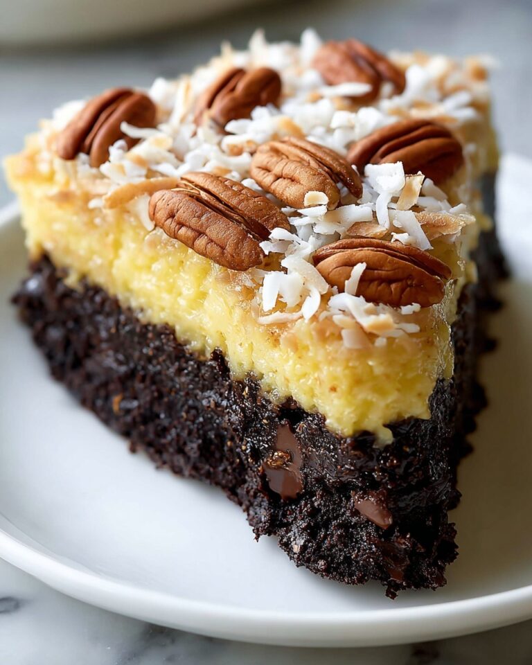 German Chocolate Pound Cake with Coconut-Pecan Icing Recipe