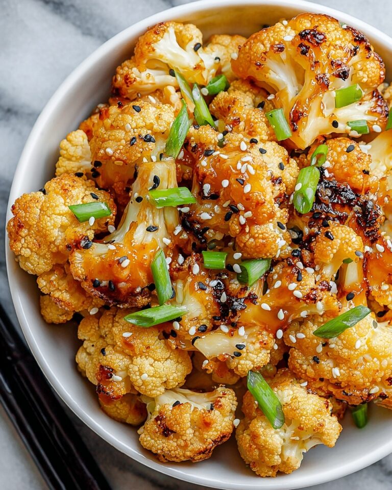 Sweet and Spicy Baked Cauliflower Recipe