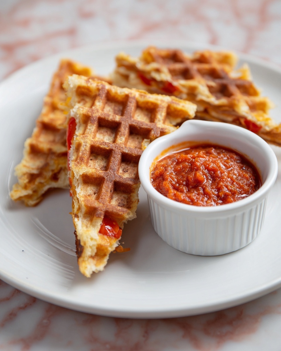 Waffle Pizza Dippers Recipe - Recipe Image