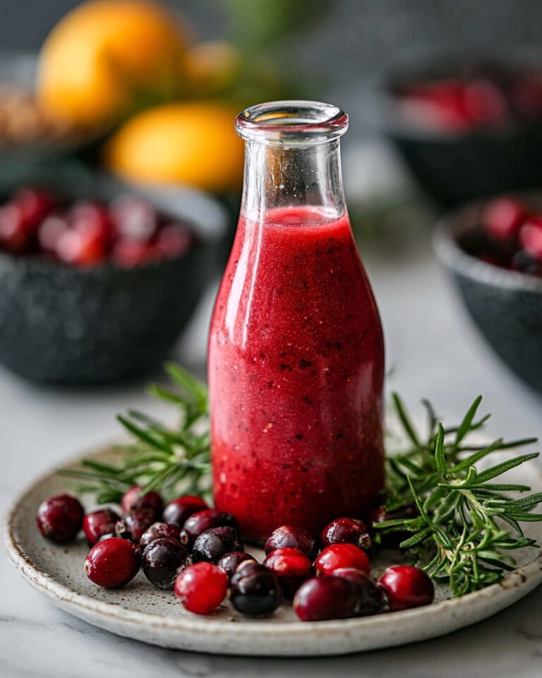 Homemade Cranberry Vinaigrette Recipe
