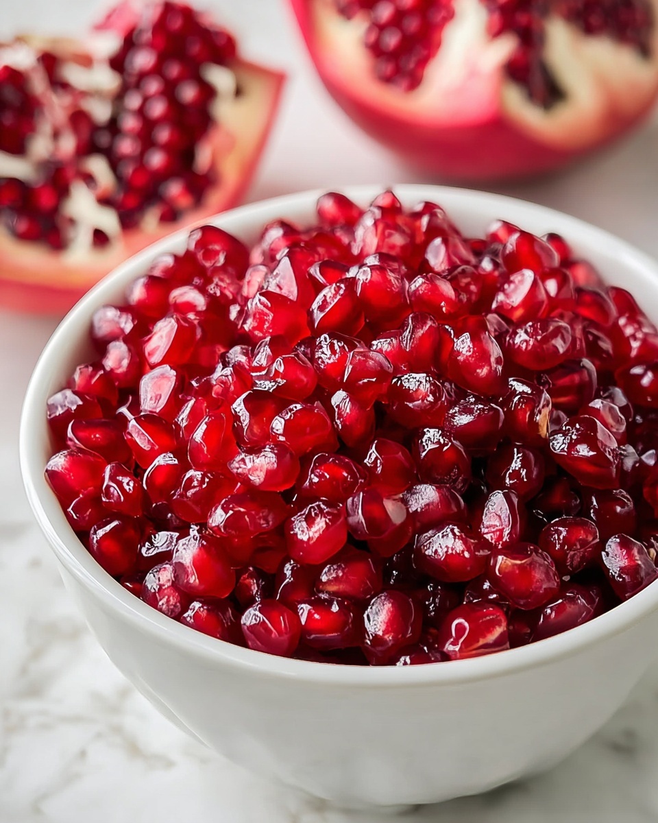 Simple Ways To Cut A Pomegranate Recipe - Recipe Image