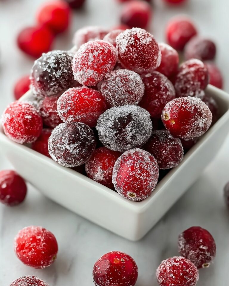 Simple Sugared Cranberries Recipe