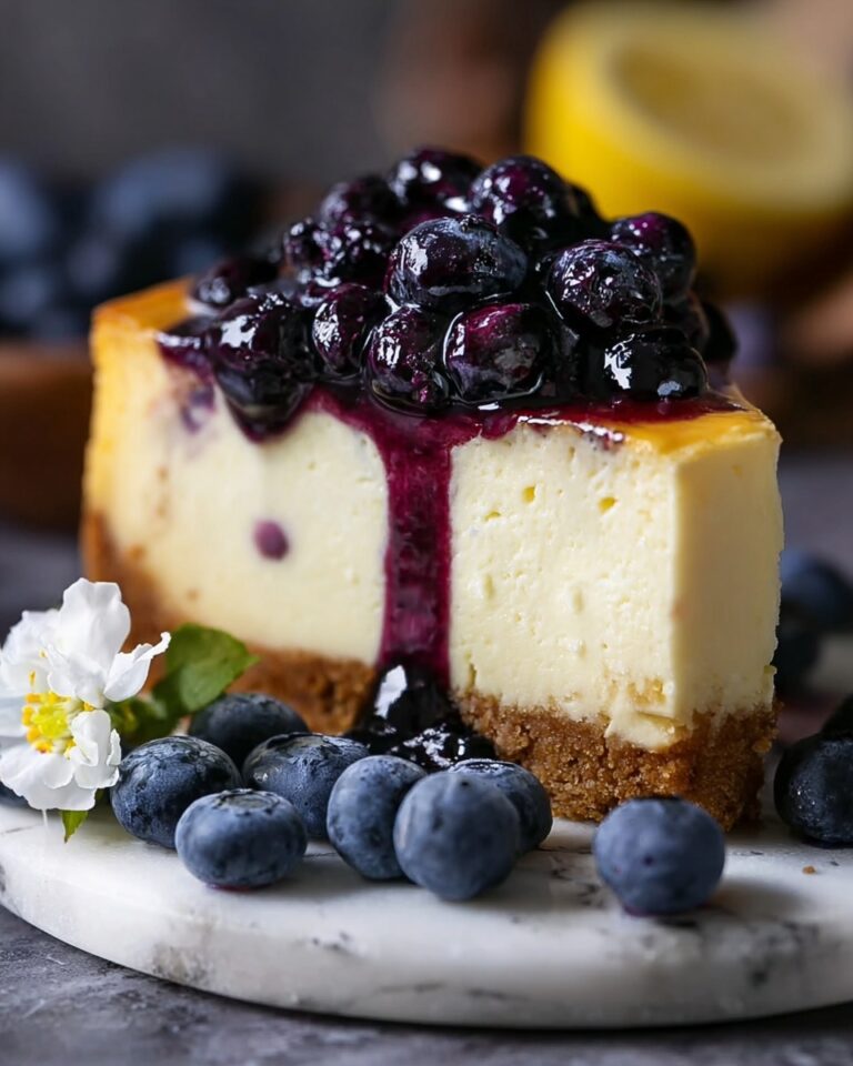 Delicious Lemon Blueberry Cheesecake Recipe