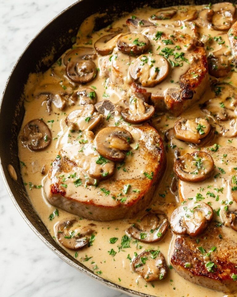 Creamy Mushroom Pork Tenderloin Recipe