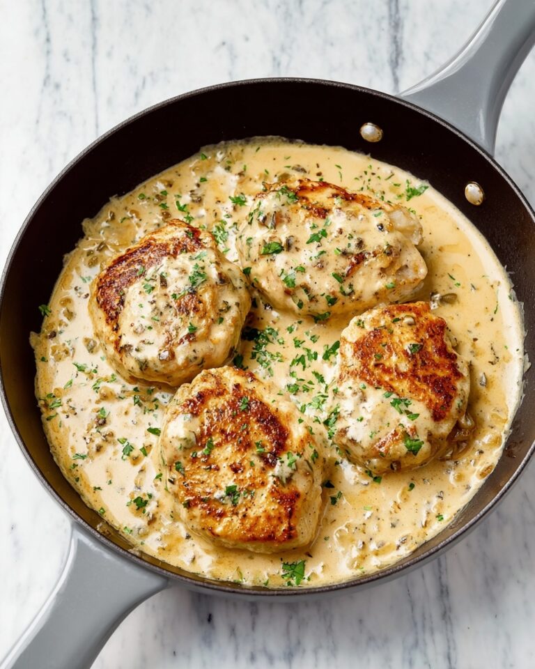 Boursin Garlic Herb Pork Chops Recipe