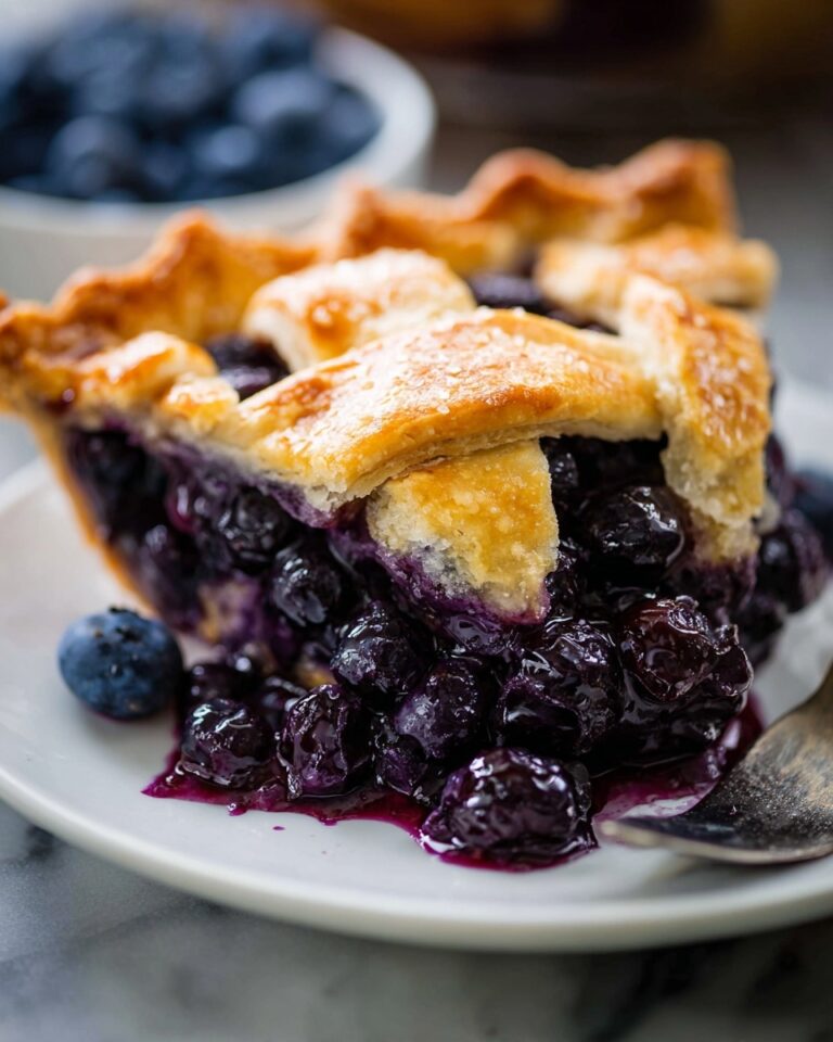 Blueberry Pie with Lattice Crust Recipe