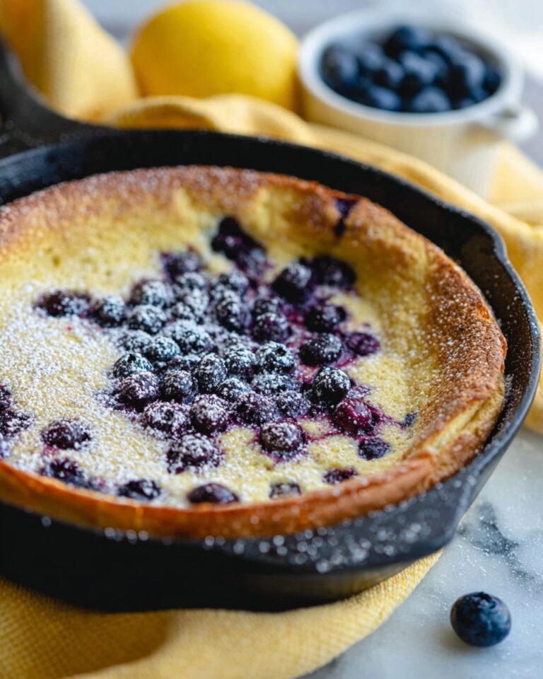 Blueberry Lemon Dutch Baby Recipe