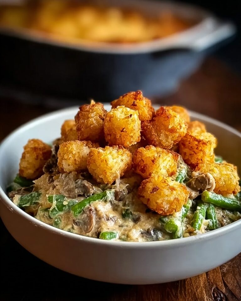 Irresistible Green Bean Casserole with Tater Tots Recipe