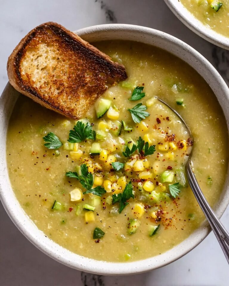 Creamy Summer Corn and Zucchini Chowder Recipe