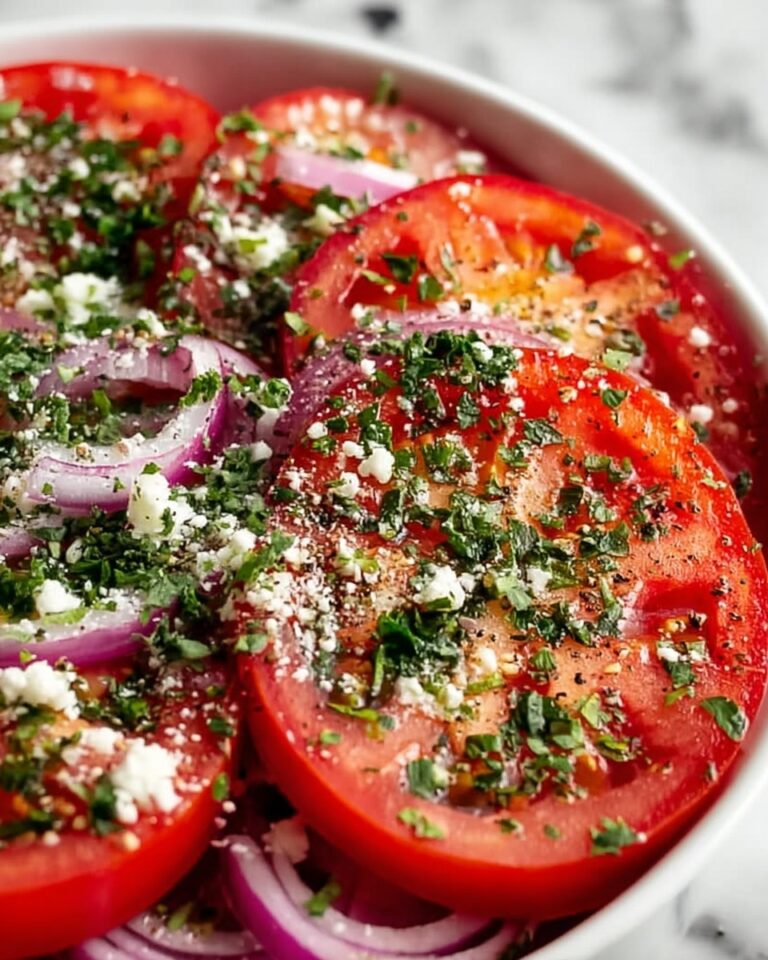 Tomato Garlic Salad Recipe