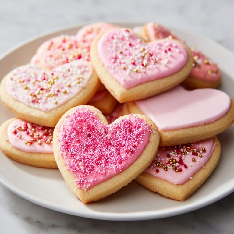 Heart-Shaped Sugar Cookies: Sweet, Soft, and Made with Love Recipe