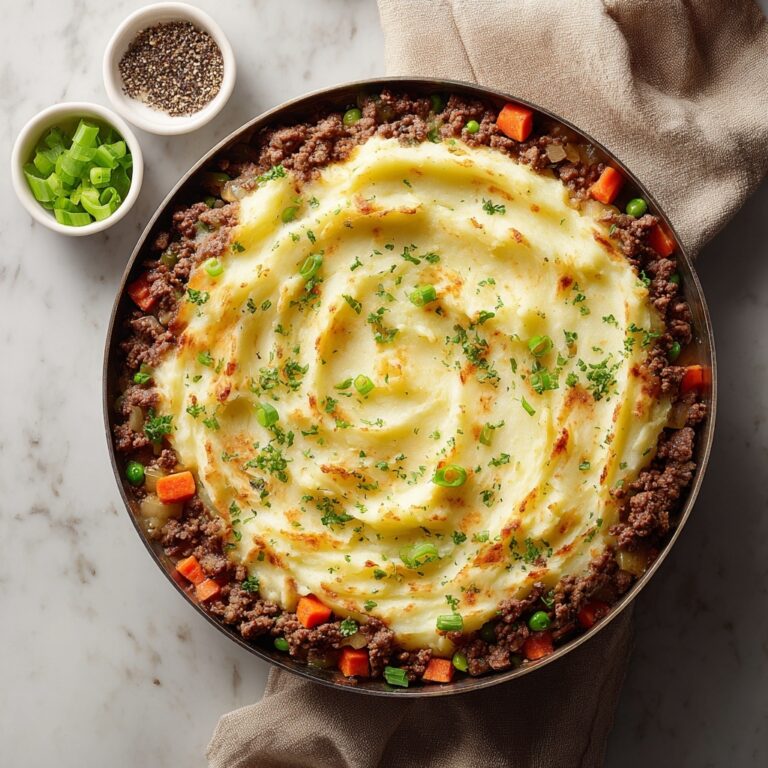 Cottage Pie with Beef, Cauliflower Mash & Hidden Veggies: A Lighter Take on a Classic Recipe