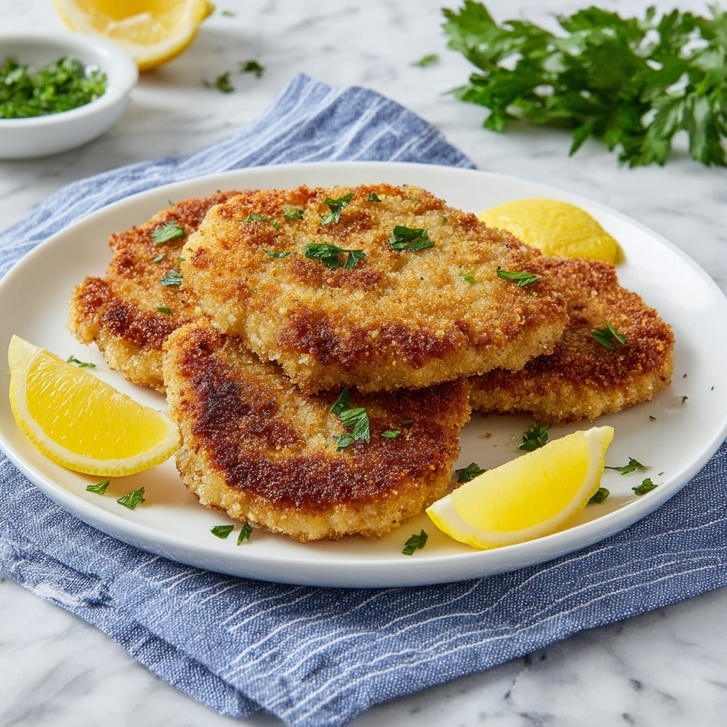 Air Fryer Pork Schnitzel Recipe - Recipe Image