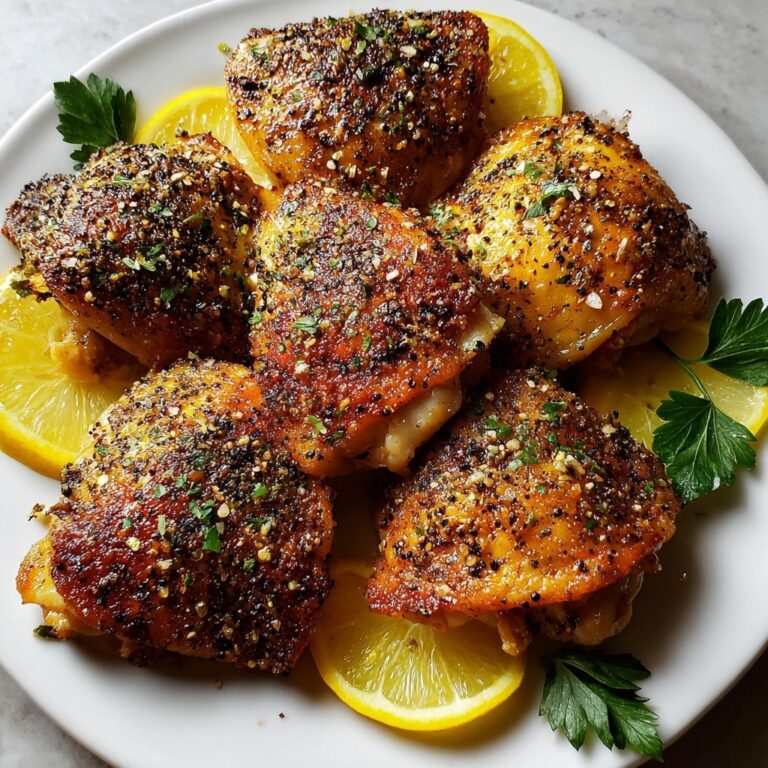 Lemon Pepper Chicken Thighs Recipe