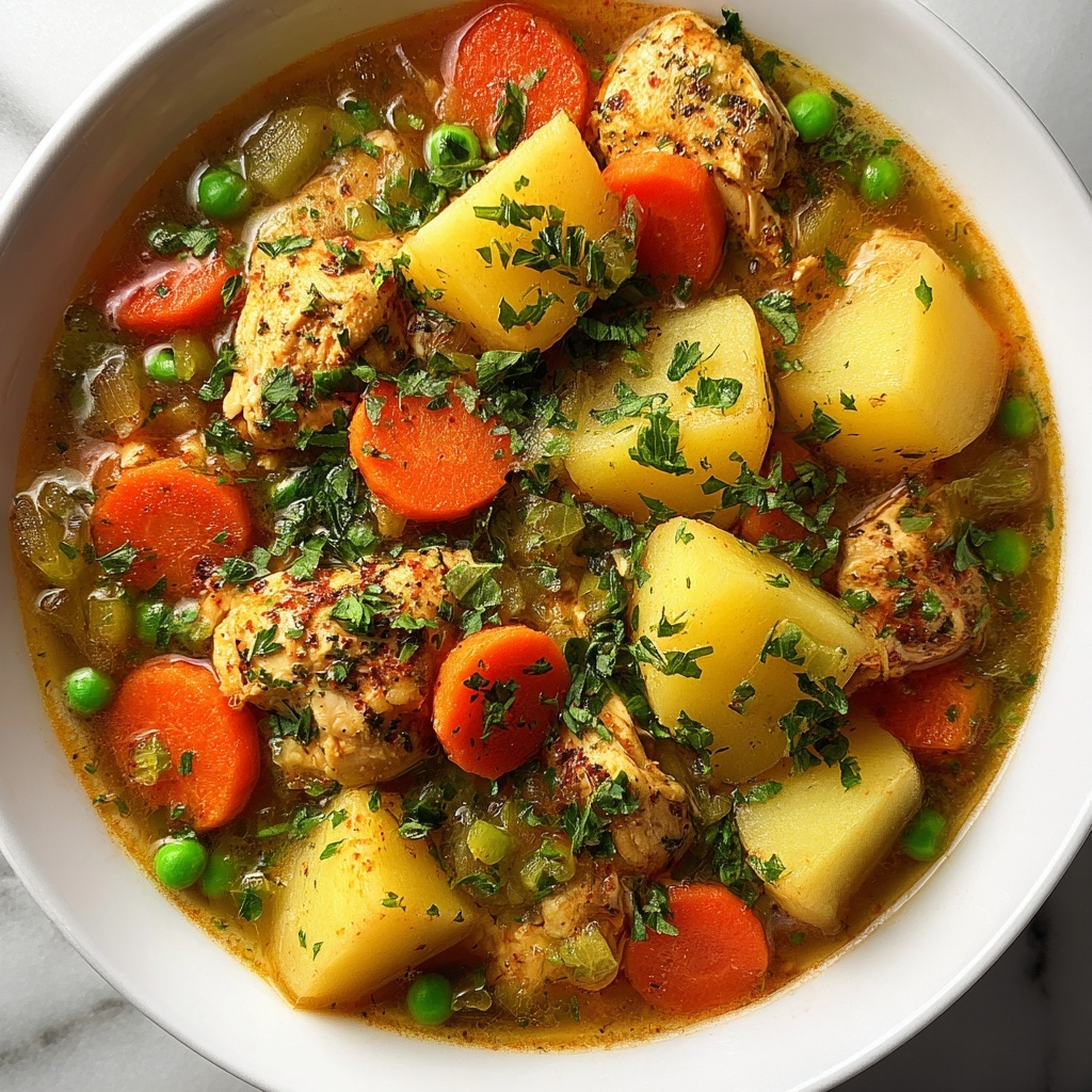 Hearty Chicken and Vegetable Stew Recipe - Recipe Image